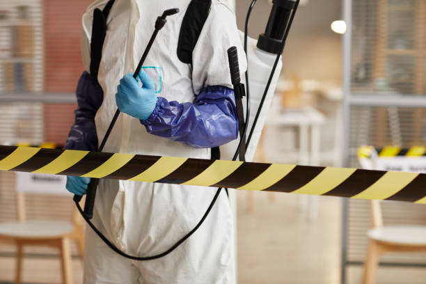 Professional Biohazard technician working in Gresham, WI